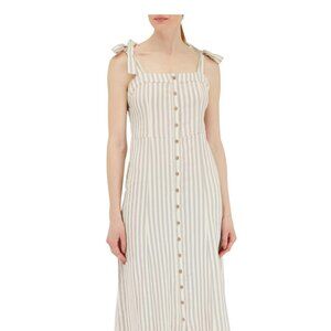 Faherty Womens Dream Cotton Gauze Tie Dress